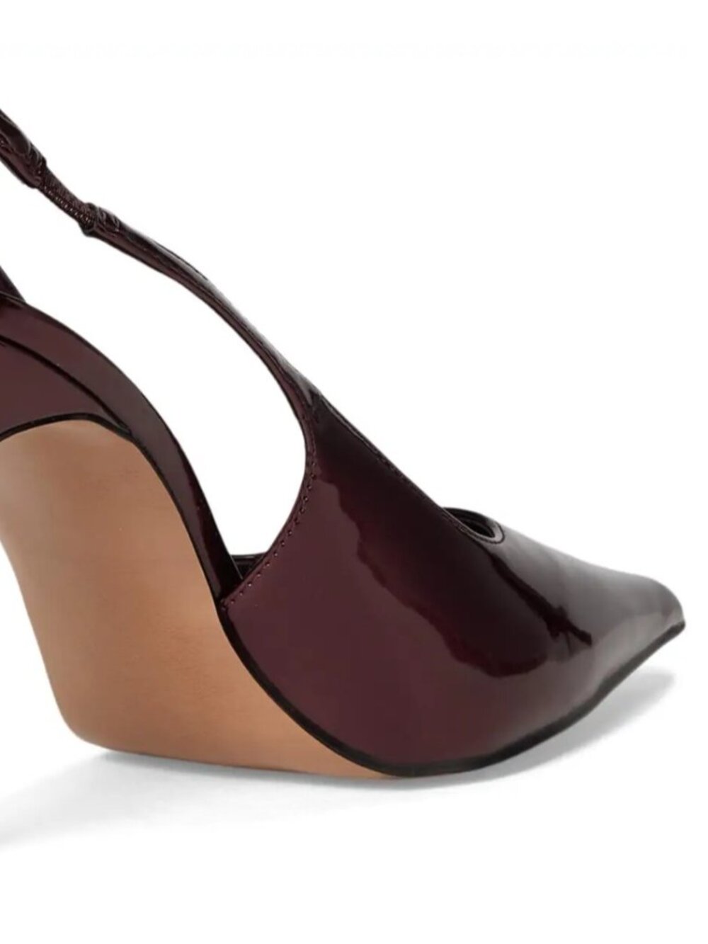 Steve Madden Reyes Pointy Slingback Pumps Cherry Pearl US Size 7 - Picture 10 of 16